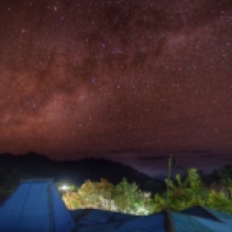 Milky Way over Moni